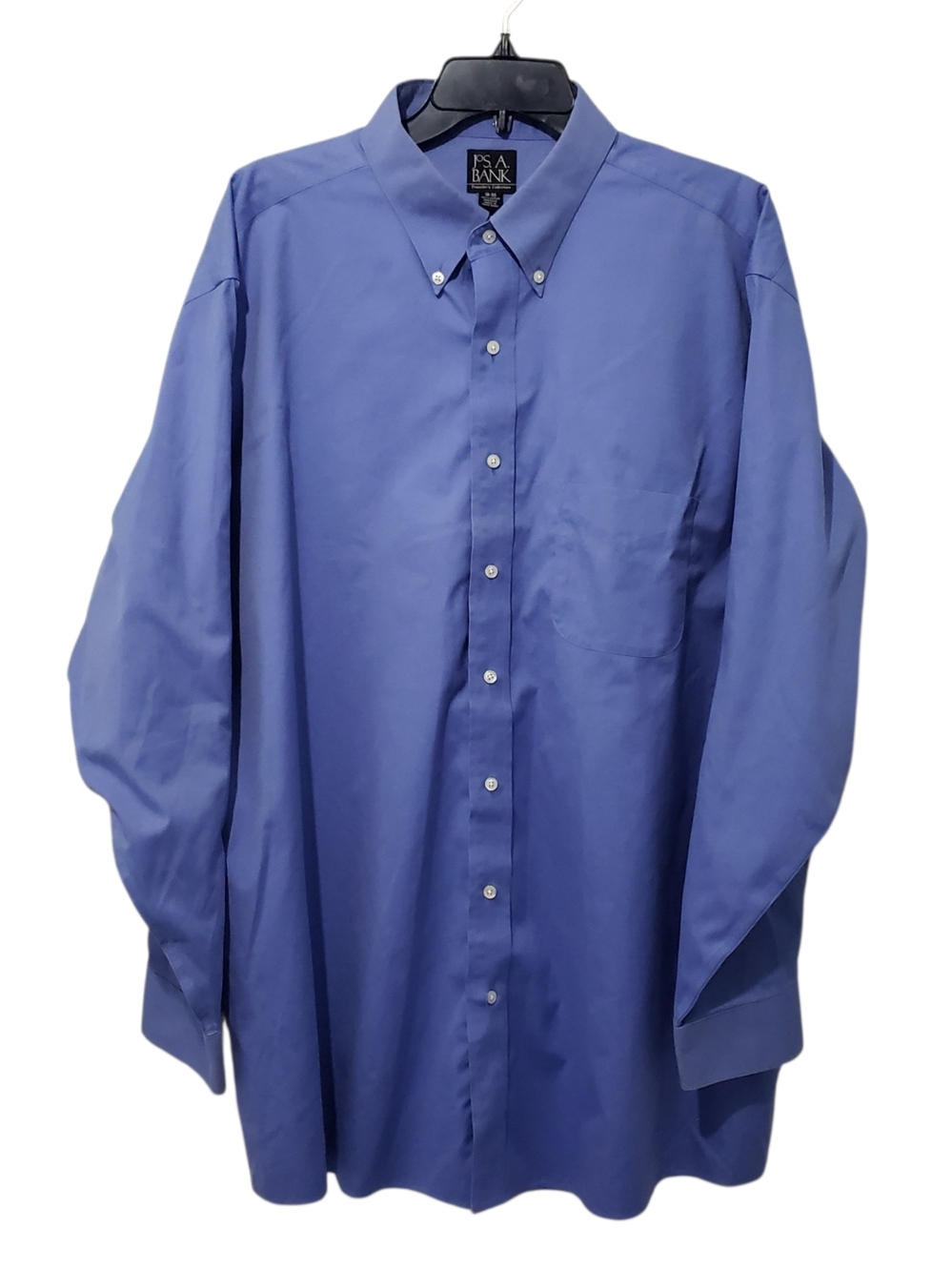 JOS A BANK Periwinkle Blue Button-Down Dress Shirt | XXL 18 / 36